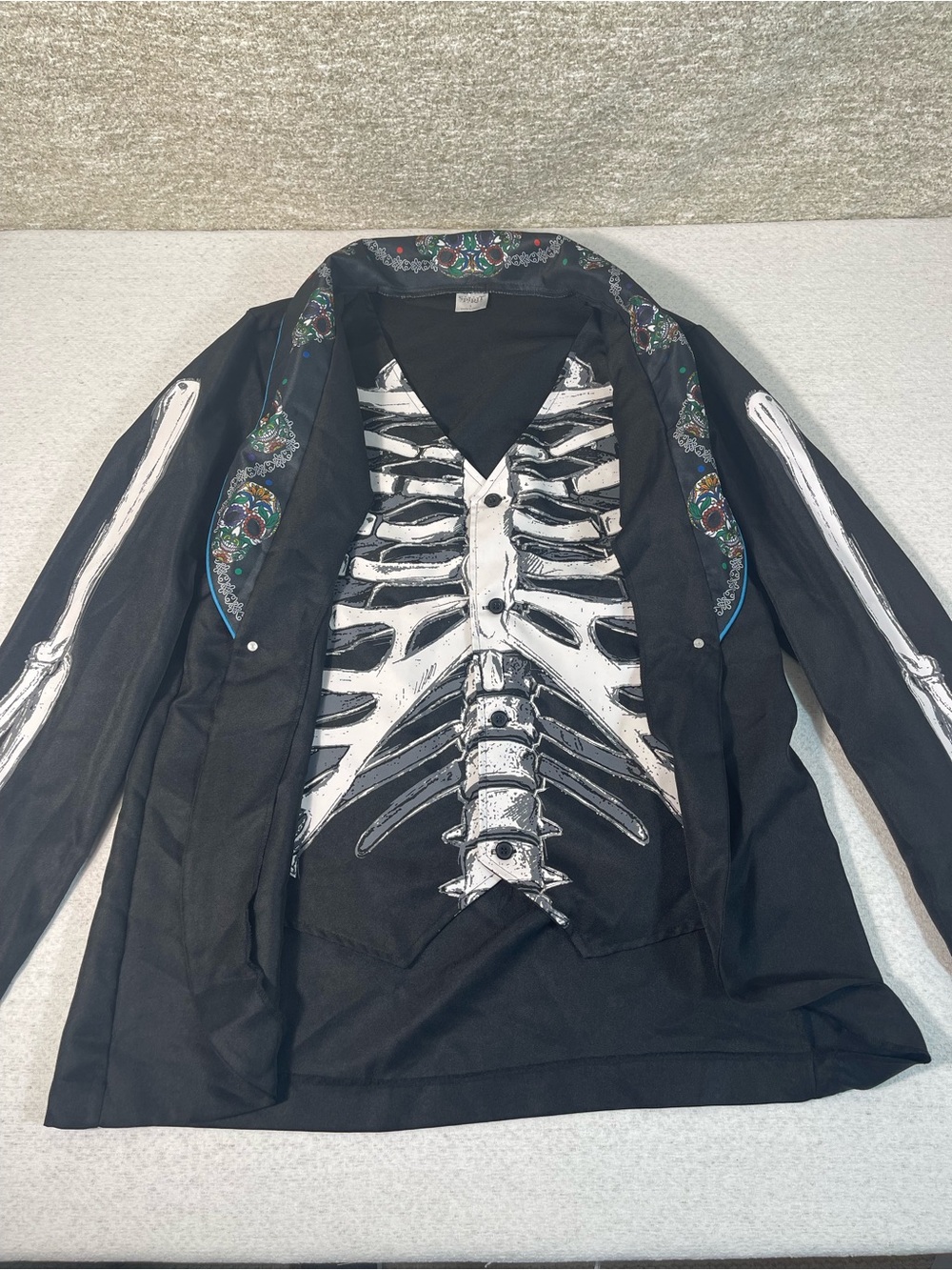 Spirit Day of the Dead Día de los Muertos Mariachi Tuxedo Jacket (Large). #0414